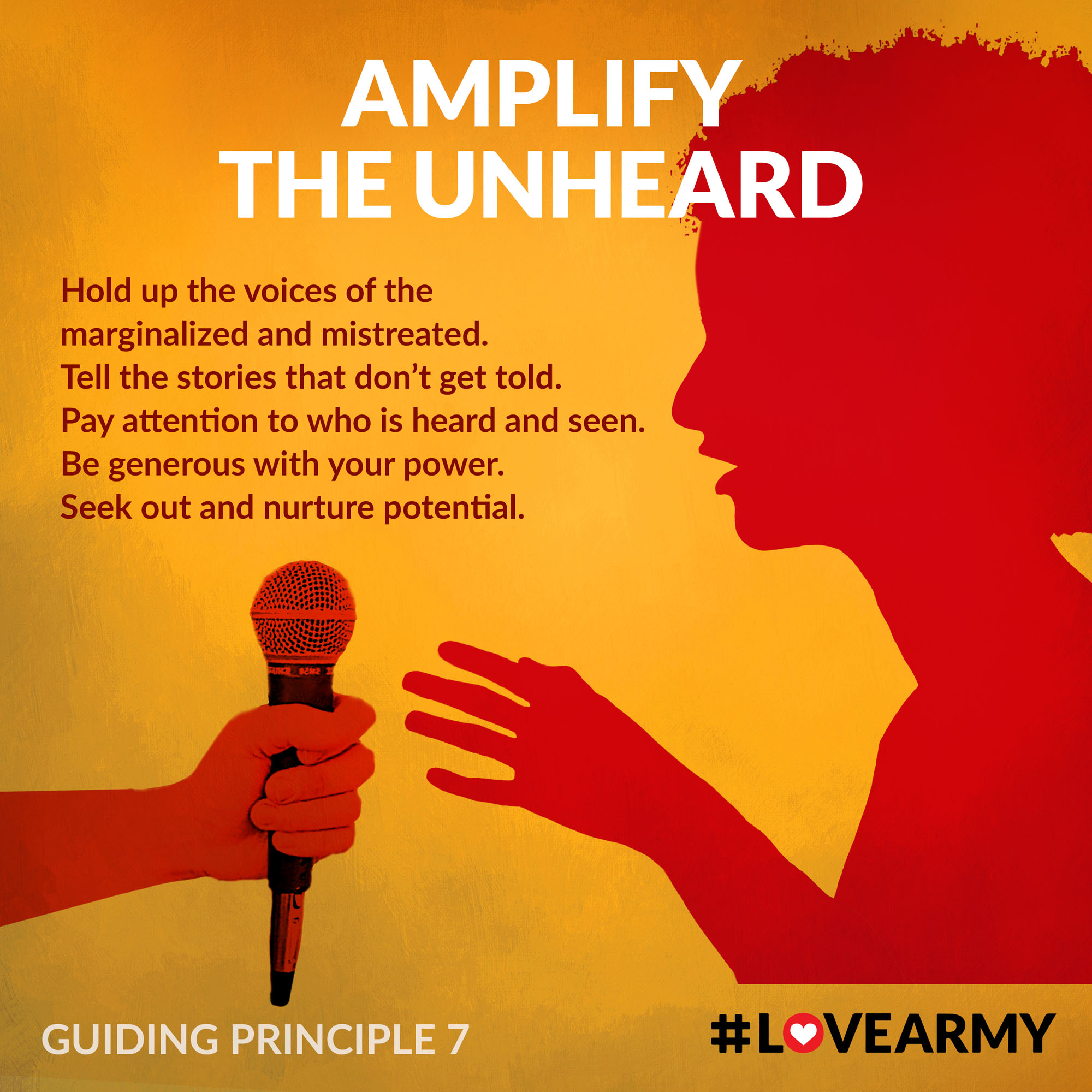 View Full Screen Amplify The Unheard