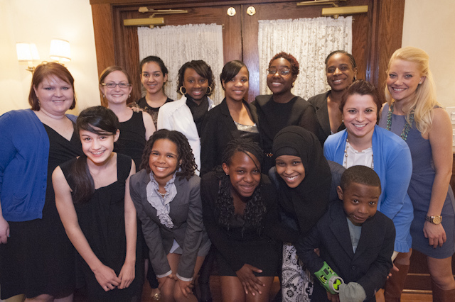 Boston GLOW founders with program participants
