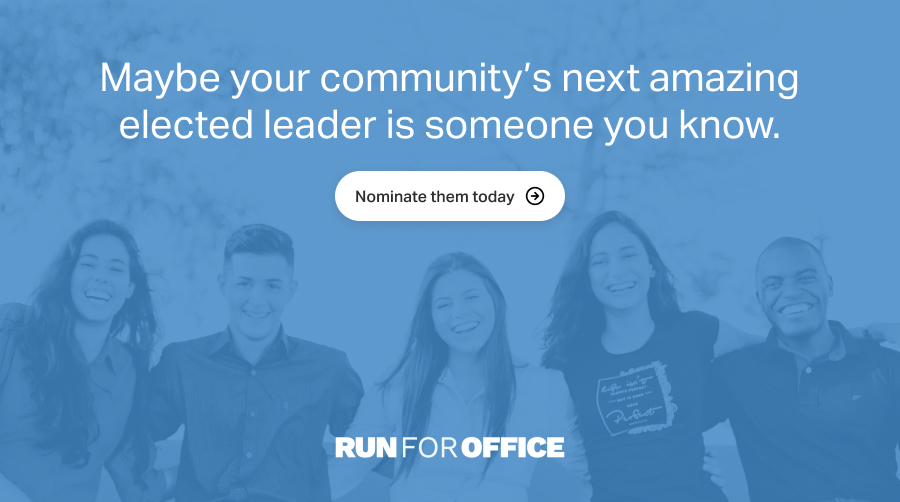 Nominate someone today
