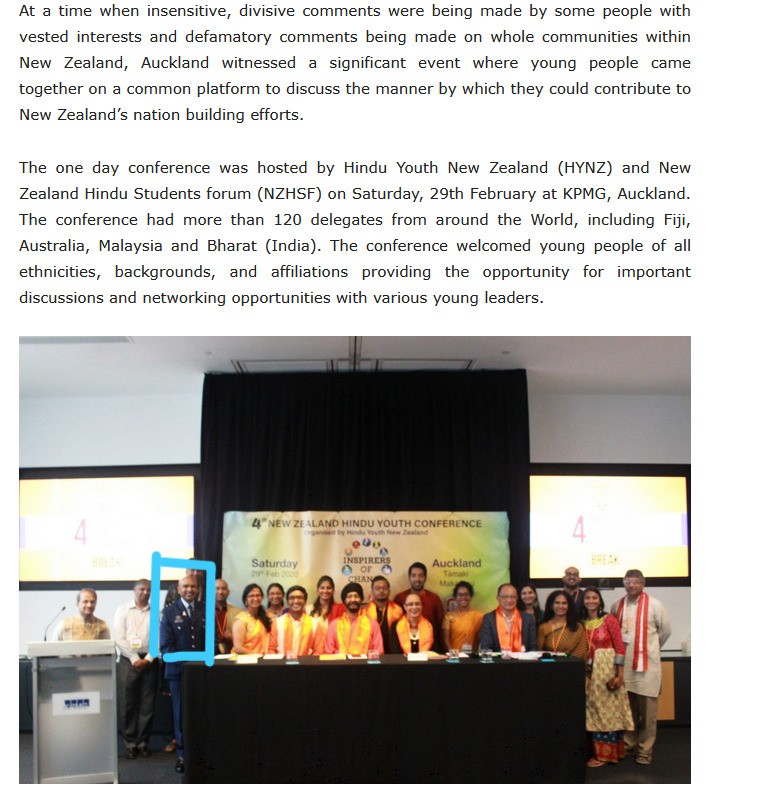Rakesh Naidoo at a Hindu Youth Conference-2