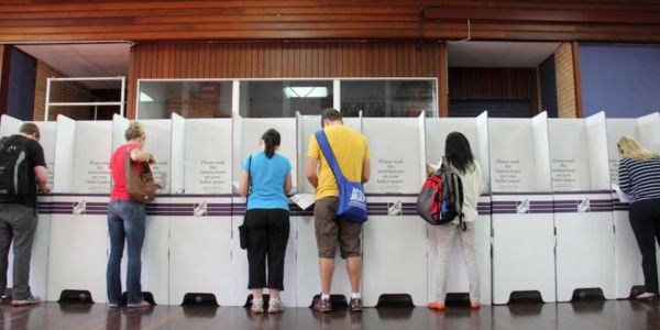 Polling booth