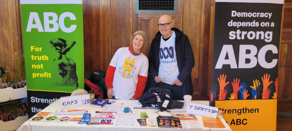 Volunteers at the festival