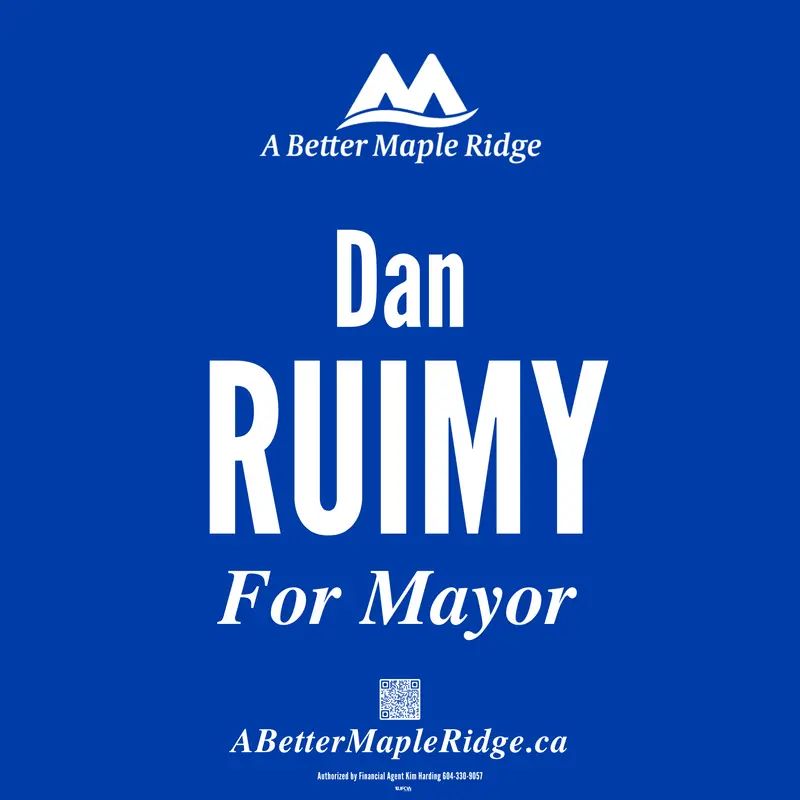 Order a Dan Ruimy for Mayor sign