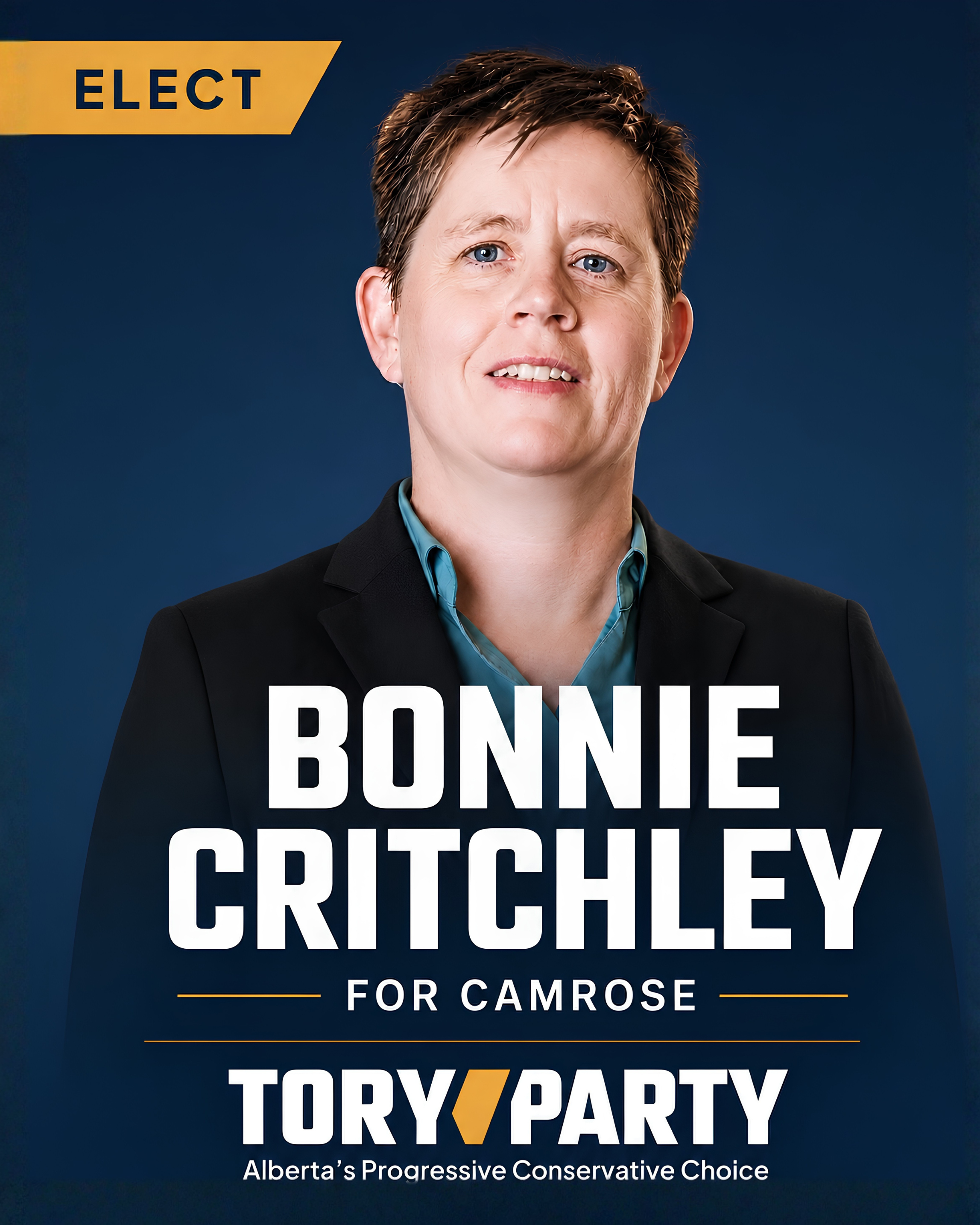 Bonnie Critchley, Tory Party candidate for Camrose
