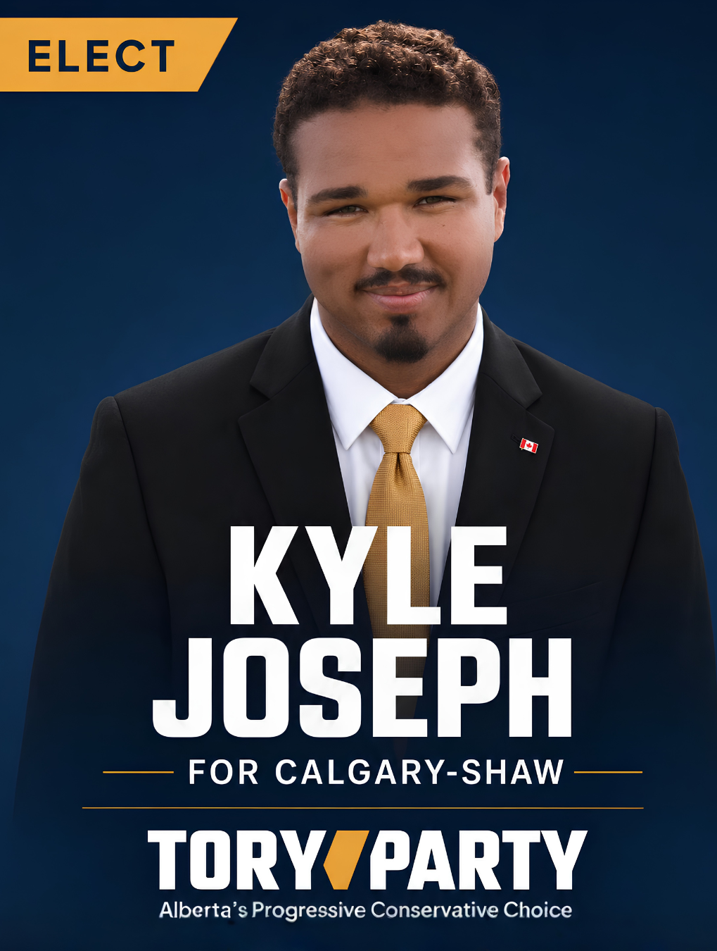 Kyle Joseph, Tory Party candidate for Calgary-Shaw
