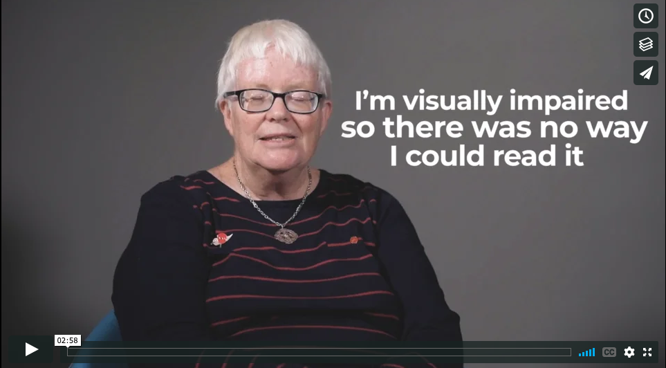 It wasn't in an accessible format - Susan's Story preview image