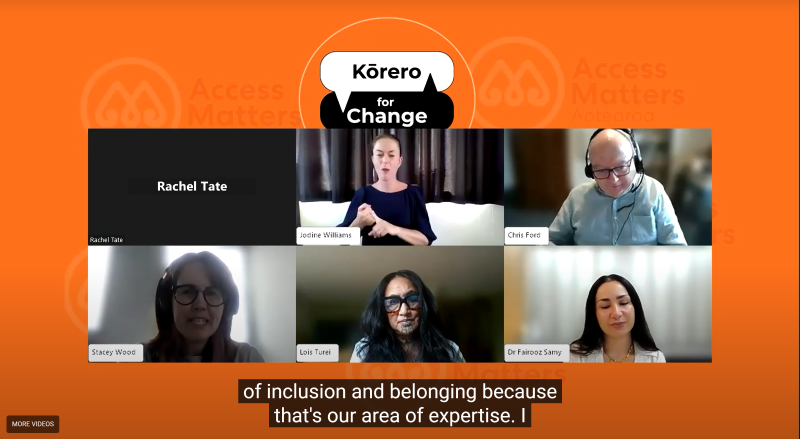 Korero for Change - Media and Communications webinar screenshot