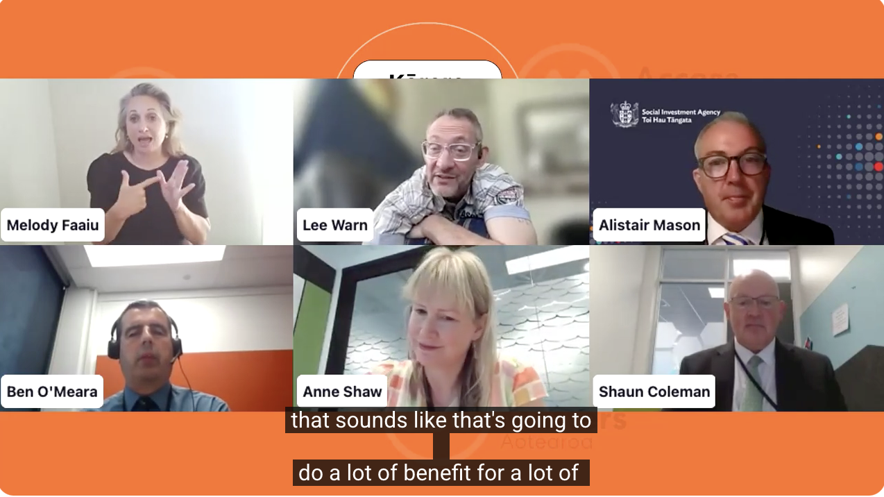 Korero for Change Social Support   Welfare Webinar video screen shot