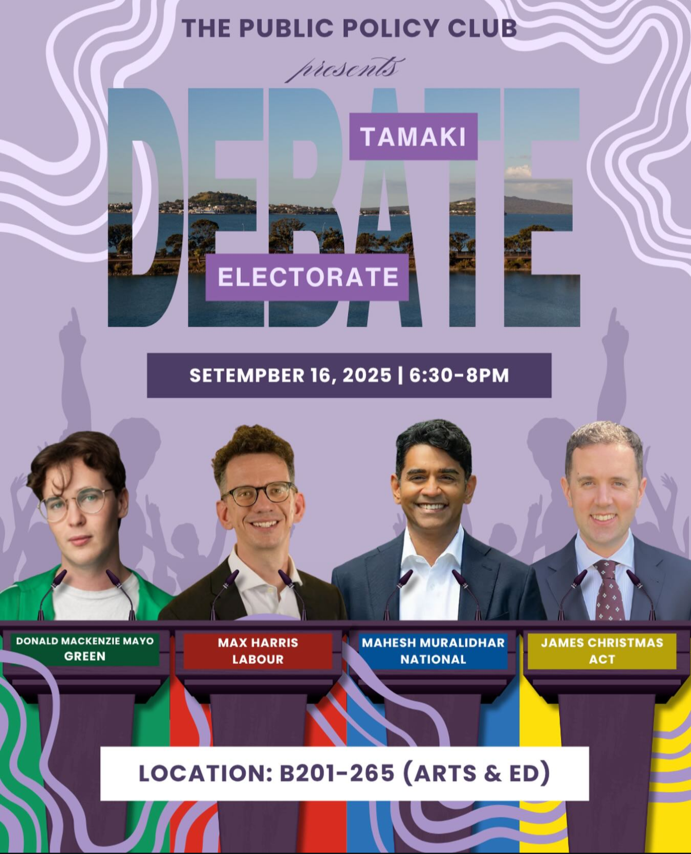 James Christmas UoA Debate