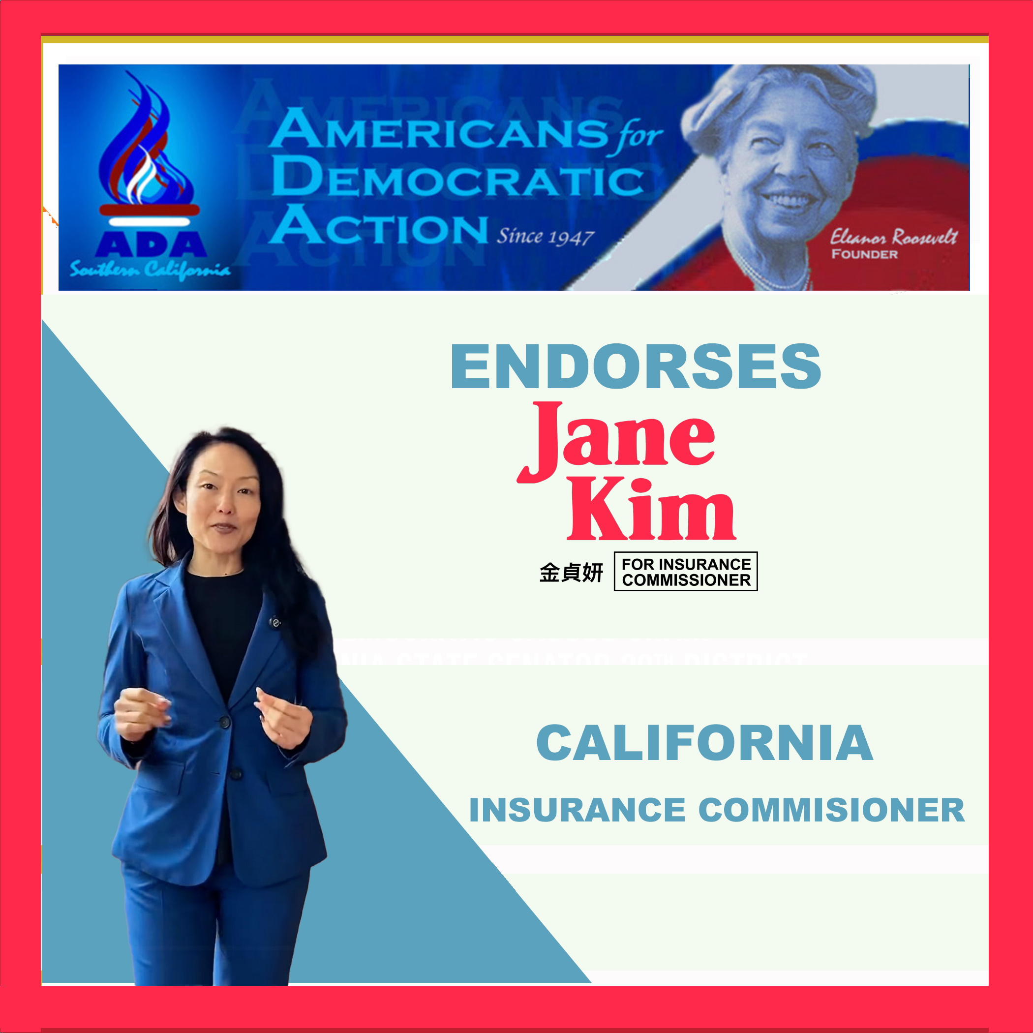 Jane Kim for California Insurance Commissioner