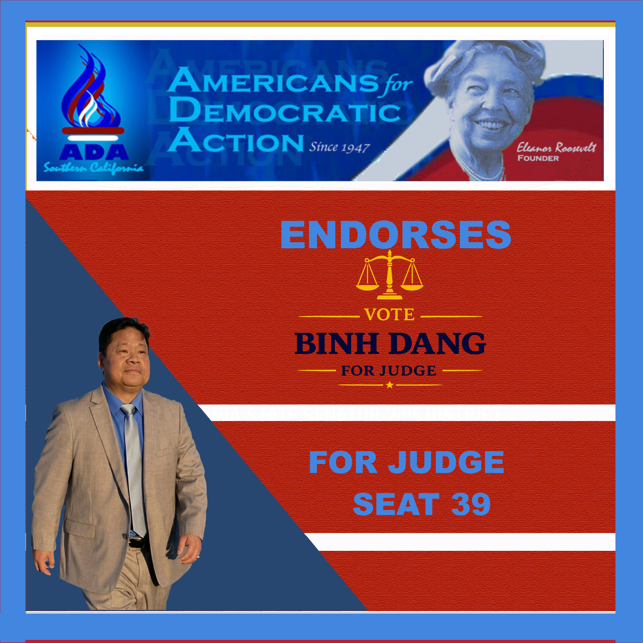 Binh Dang for Seat 39