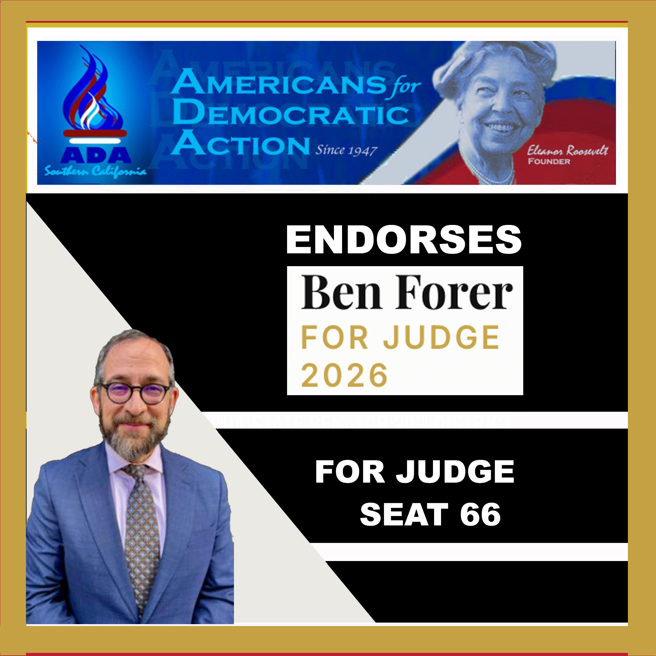 Ben Forer For Judge seat 66