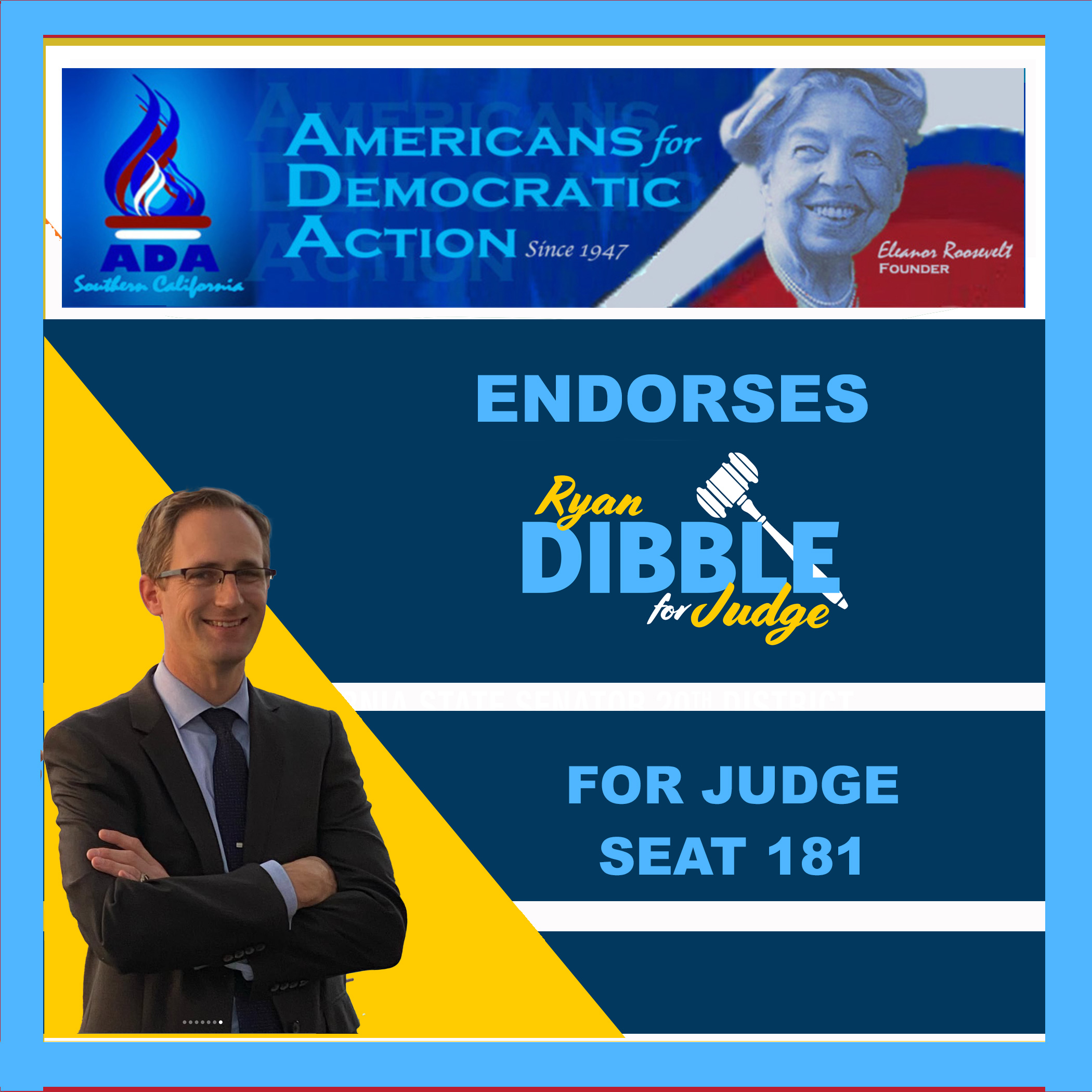 Ryan Dibble for Judical Seat 181