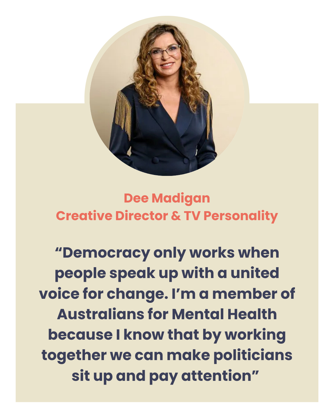 Quote, Dee Madigan