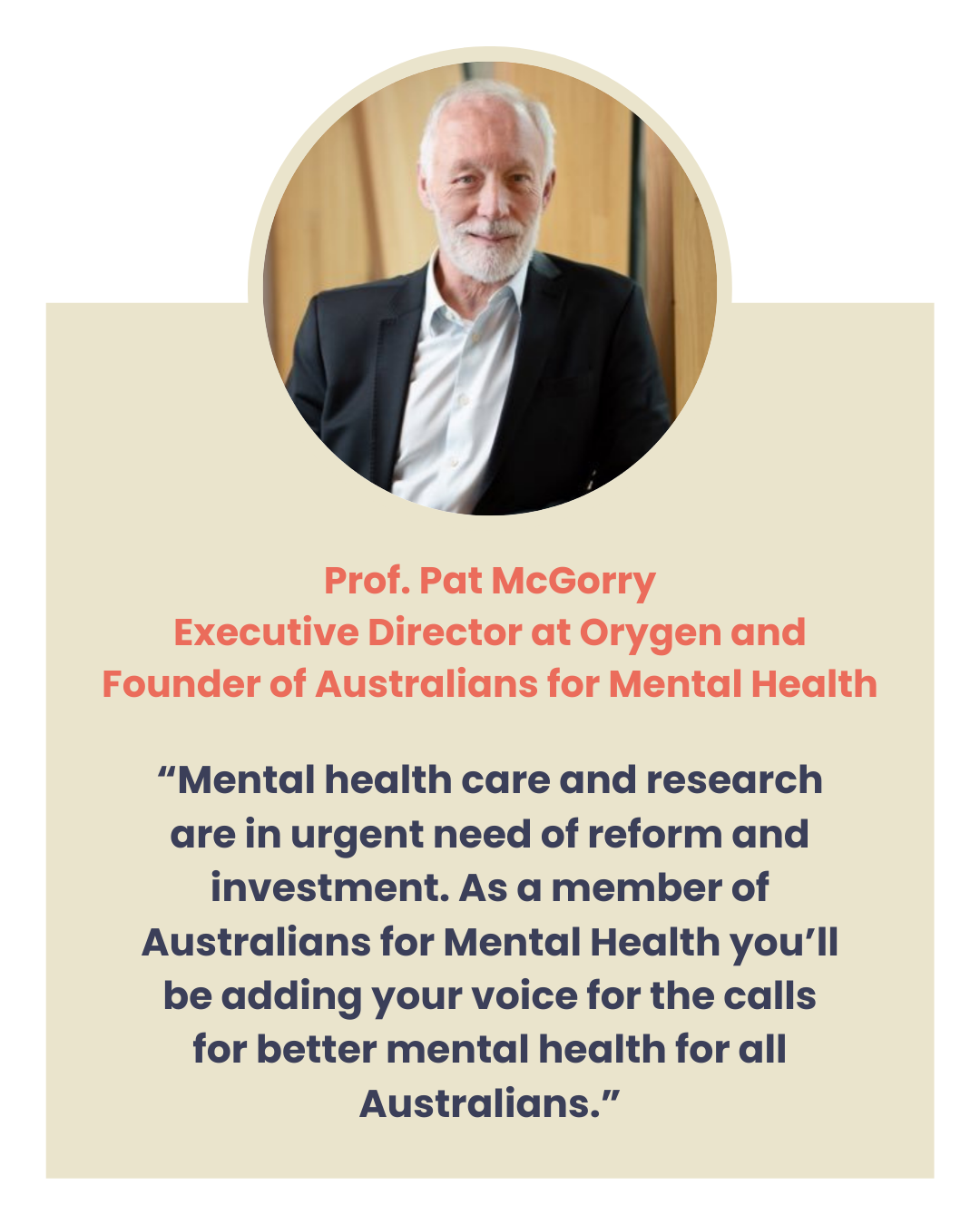 Quote, Pat Pat McGorry