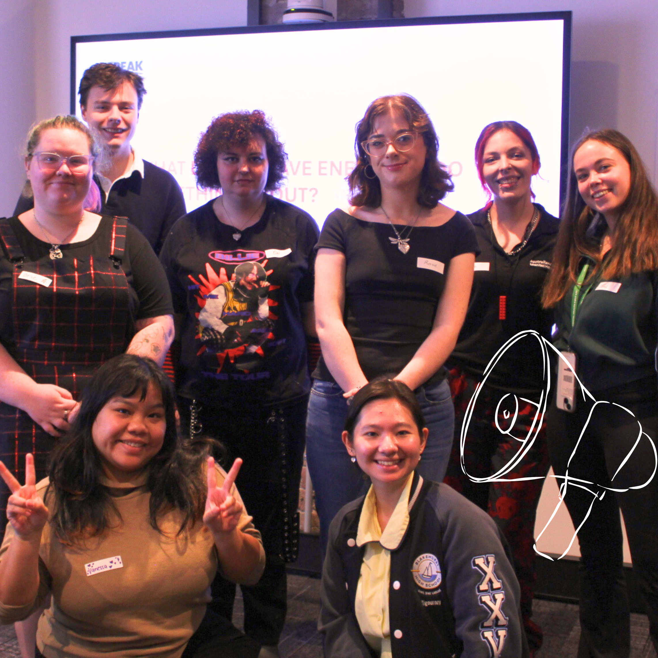 Youth Unmuted secondary logo graphic