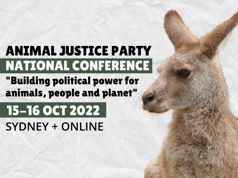 2022 National Conference Animal Justice Party Australia