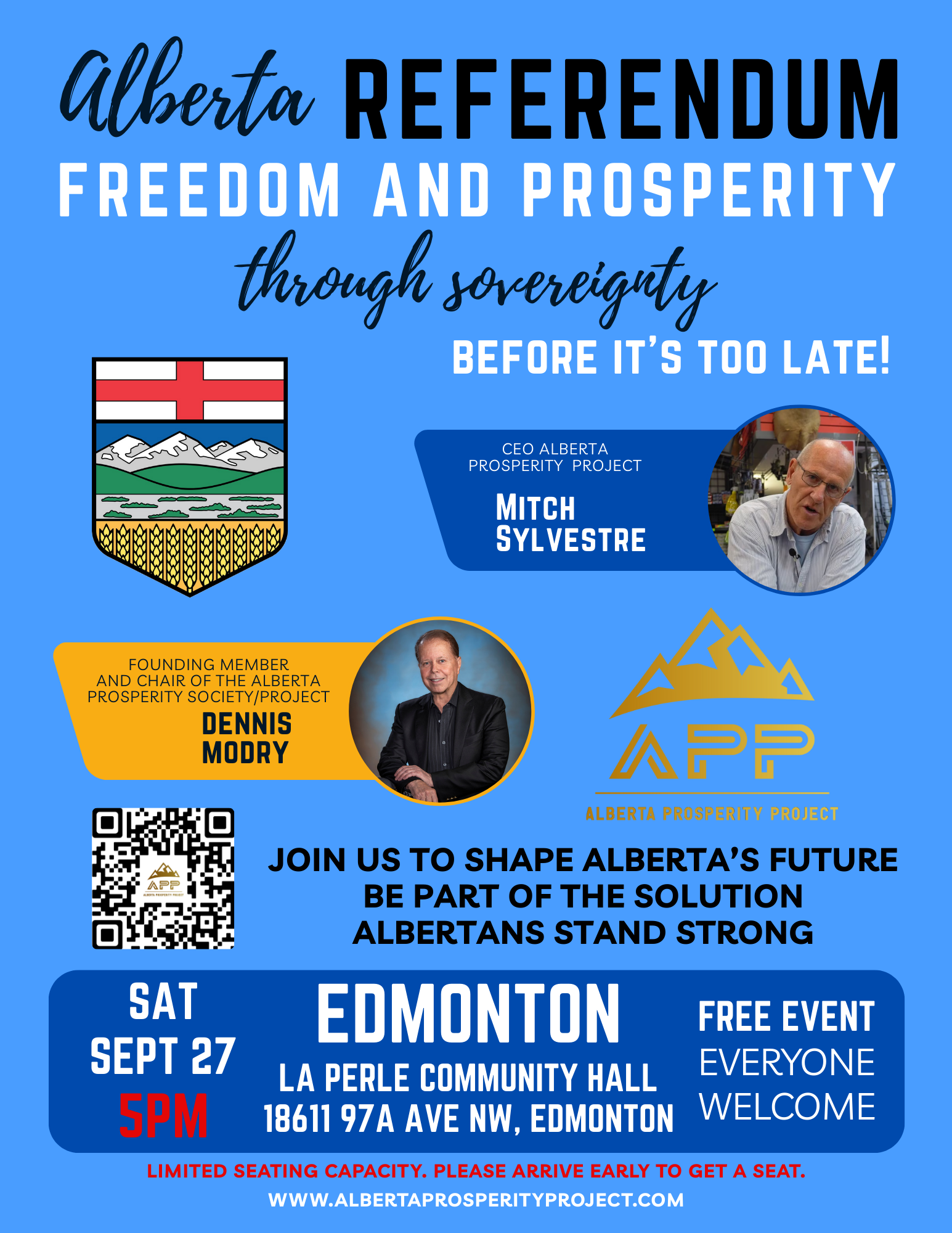 September 27 | Edmonton | Let's Talk - Freedom & Prosperity Through Sovereignty