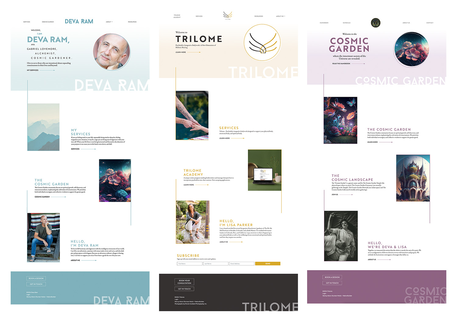 Three Distinct Sites, One Unified Vision