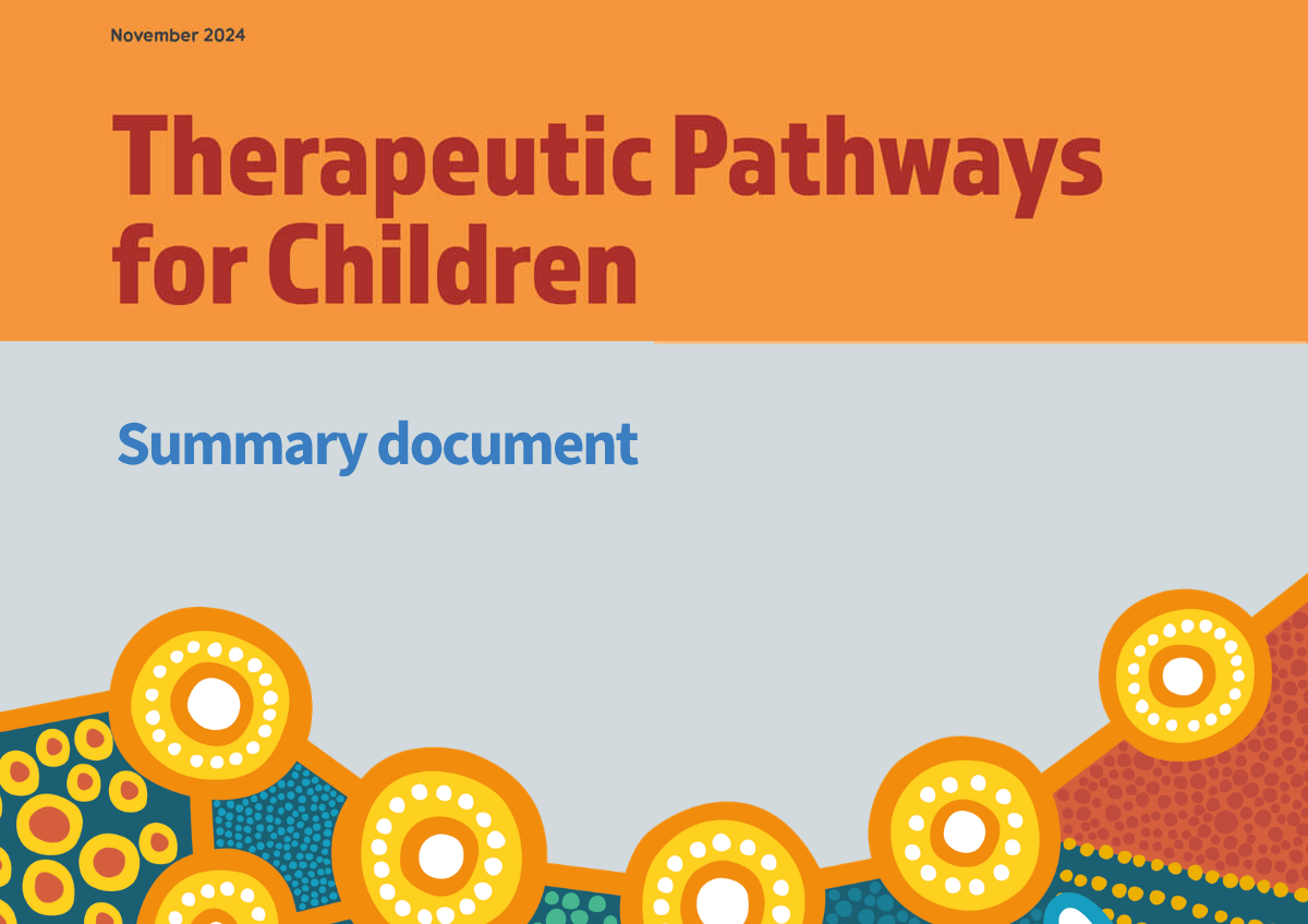 Therapeutic Pathways For Children summary document