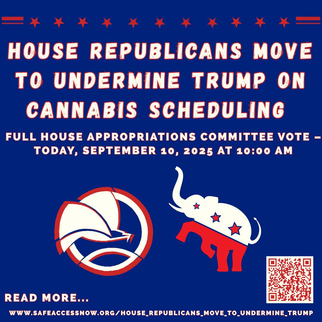 House Republicans Move to Undermine Trump on Cannabis Scheduling Today