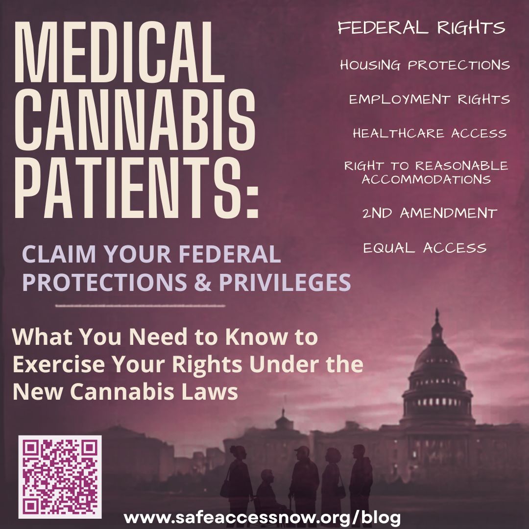 REGISTERED MEDICAL CANNABIS PATIENTS: CLAIM YOUR FEDERAL PROTECTIONS & PRIVILEGES