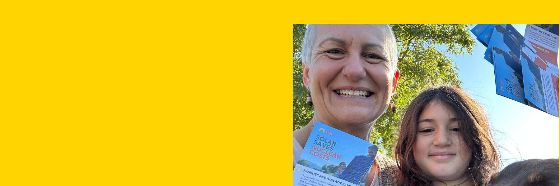 “When parents speak, leaders listen.|We're building a powerful movement of parents, carers and grandparents who are stepping up for climate action - and it's working.” – Nic Seton - CEO, Parents for Climate