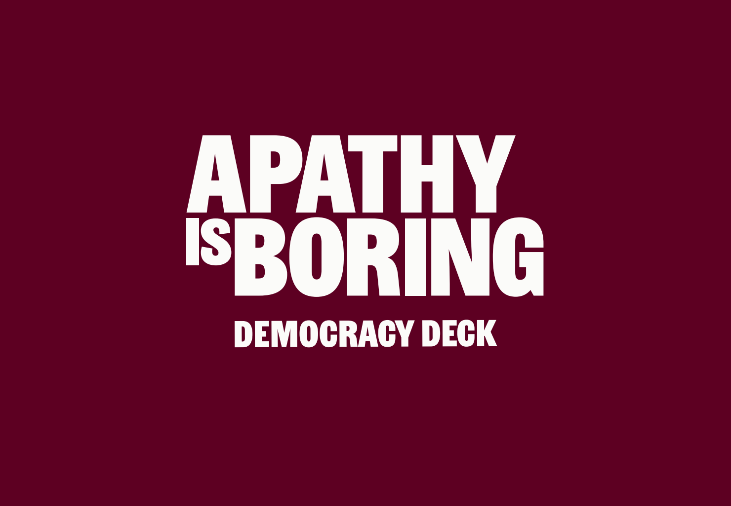 Democracy Deck