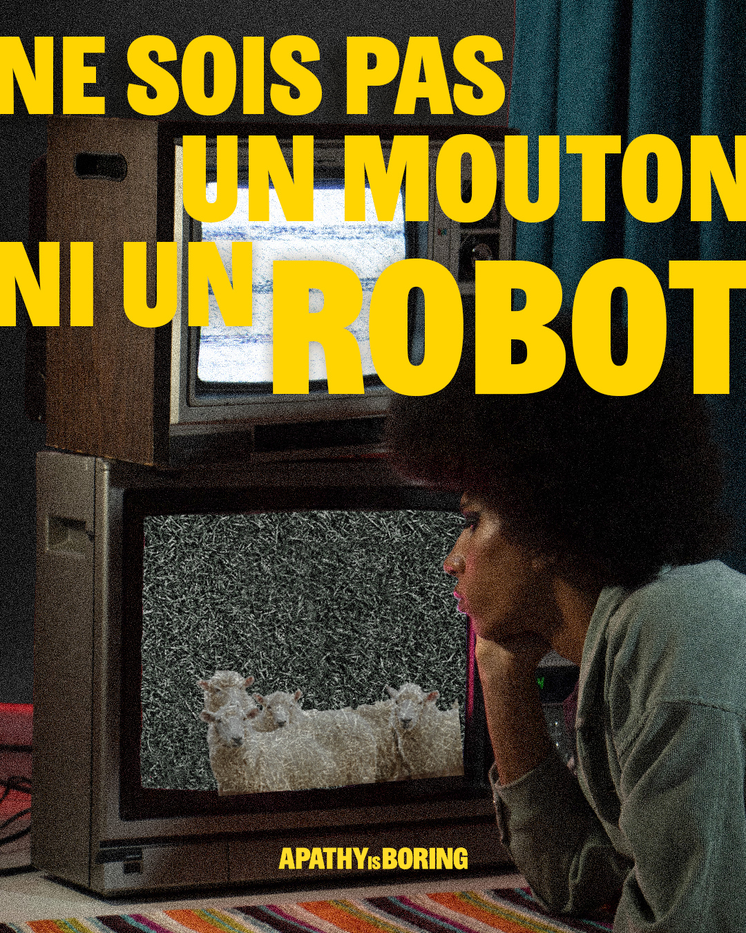 Ne sois pas un mouton ni un robot