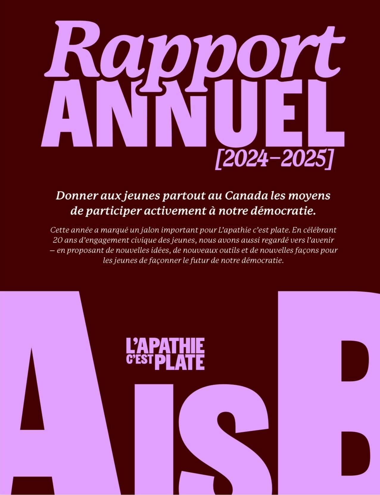 Rapport Annuel 2024 2025