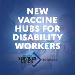 Vaccine Hubs for Disability Workers