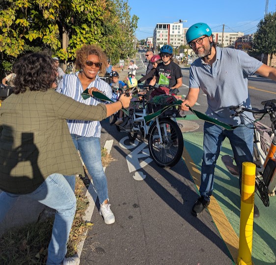 Memorial Drive Protected Bike/Scoot Lane