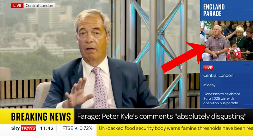 Nigel Farage on sky news 