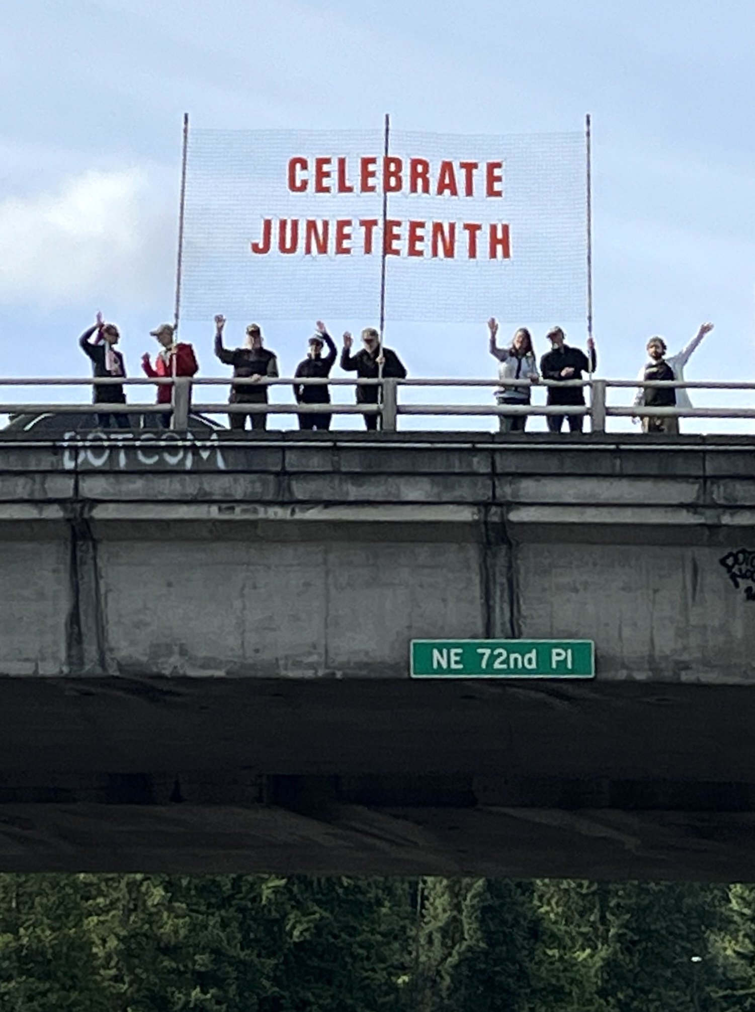 Kirkland Banner Brigade Celebrate Juneteenth