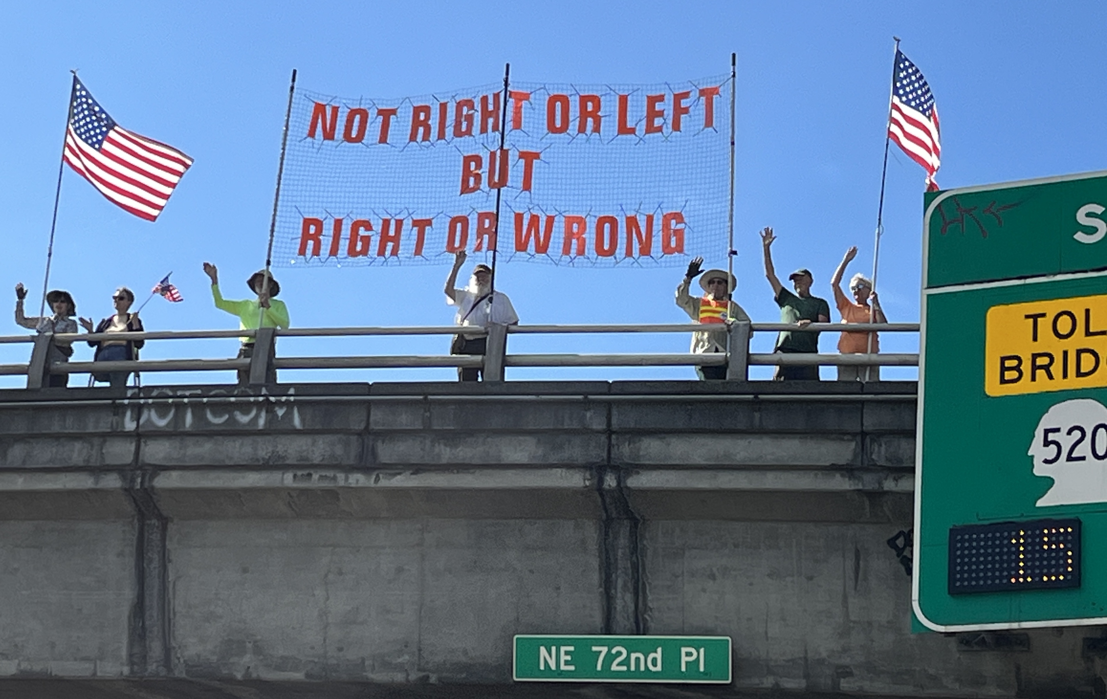 Kirkland Banner Brigade Right or Wrong