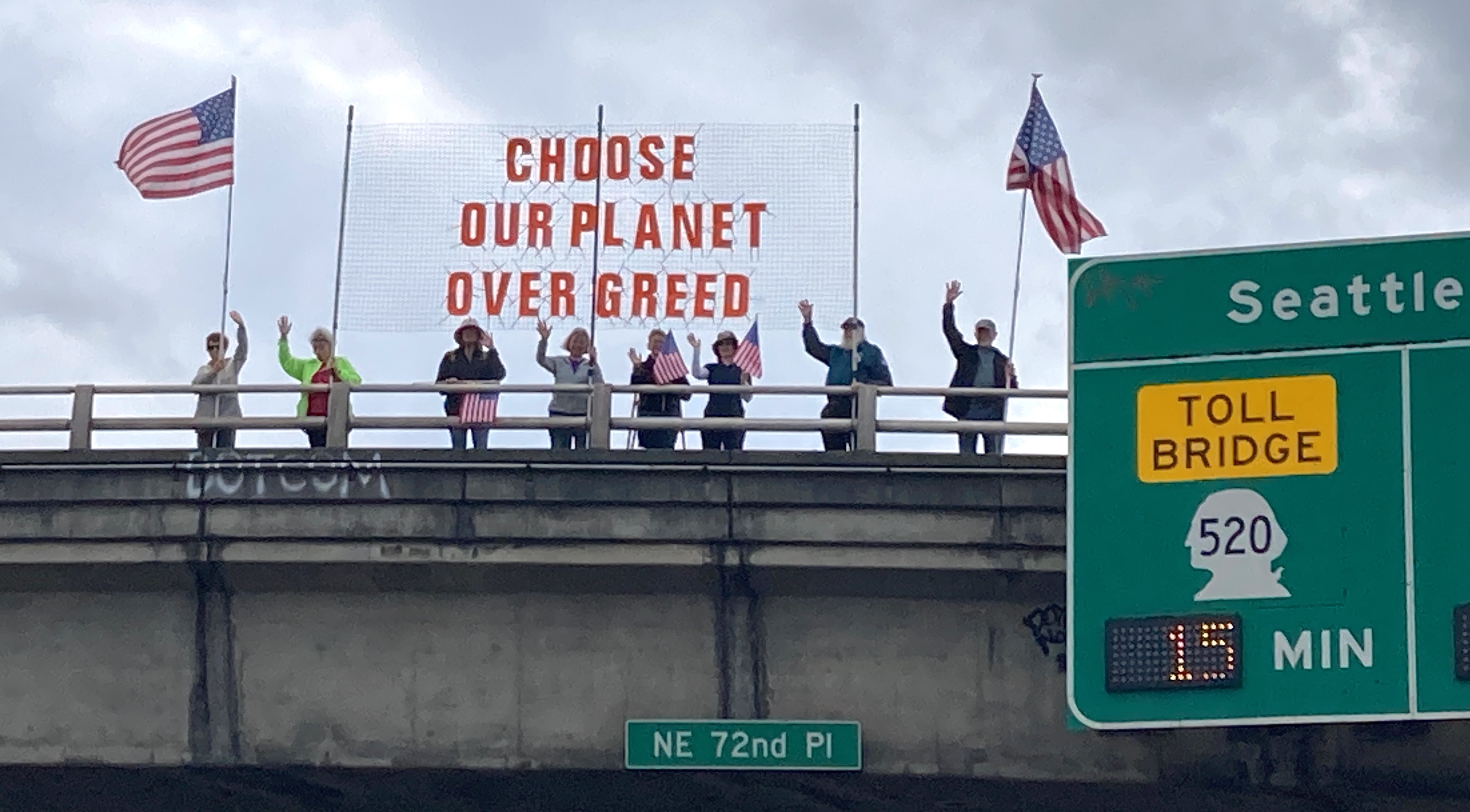 Kirkland, WA Bannering for Earth