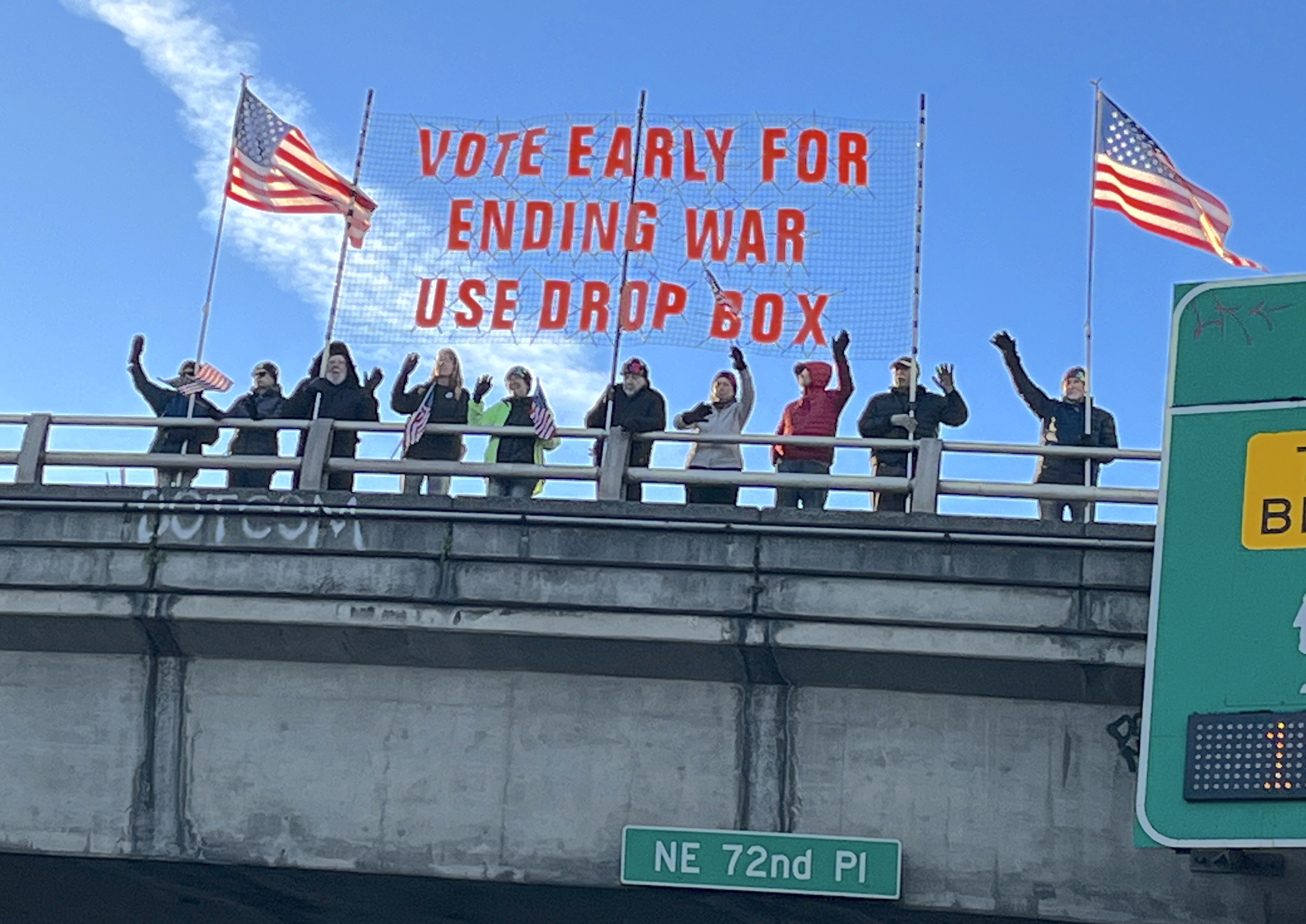 Kirkland Banner Brigade Vote Against War