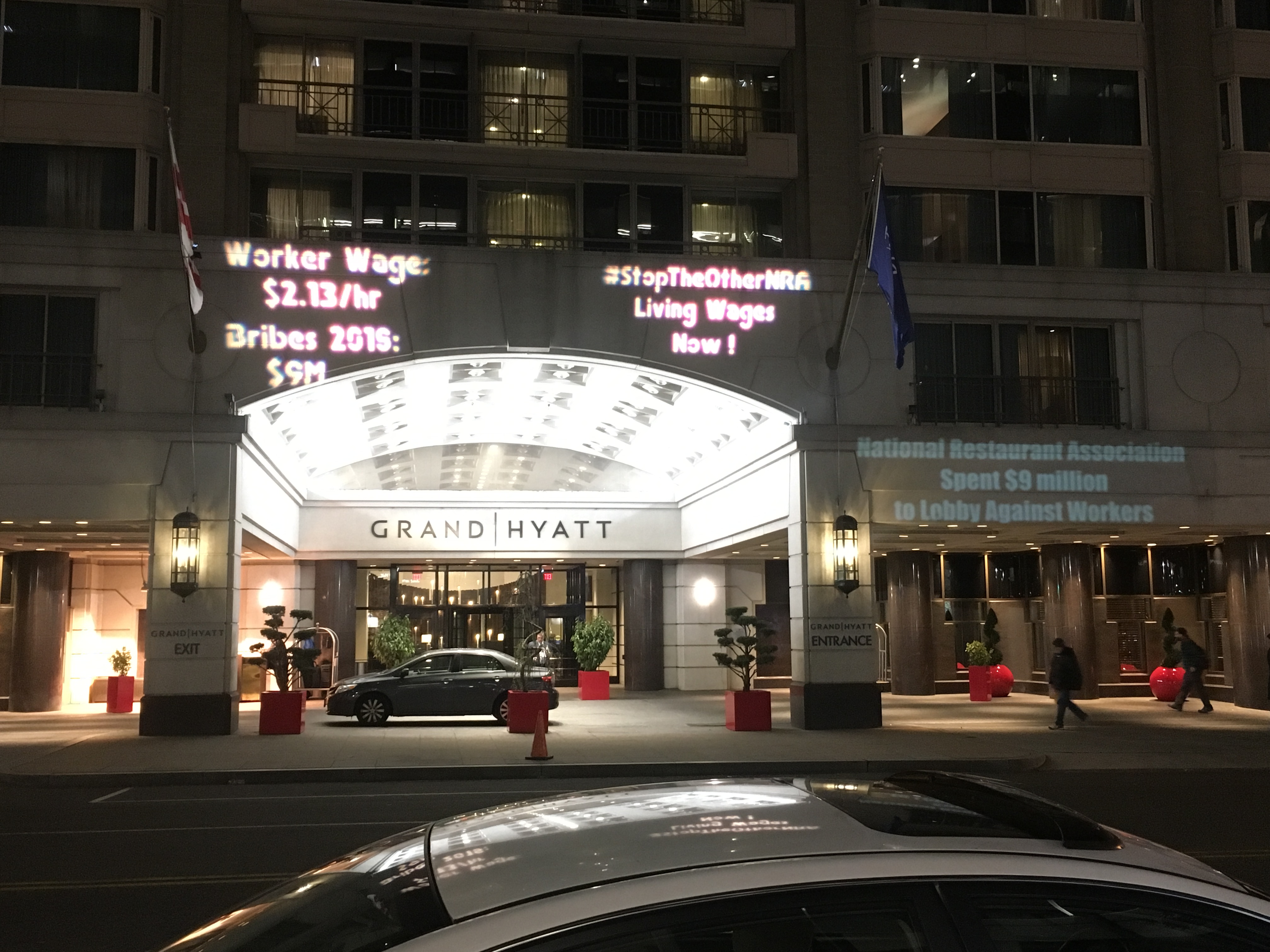 Activists crash gala for the 