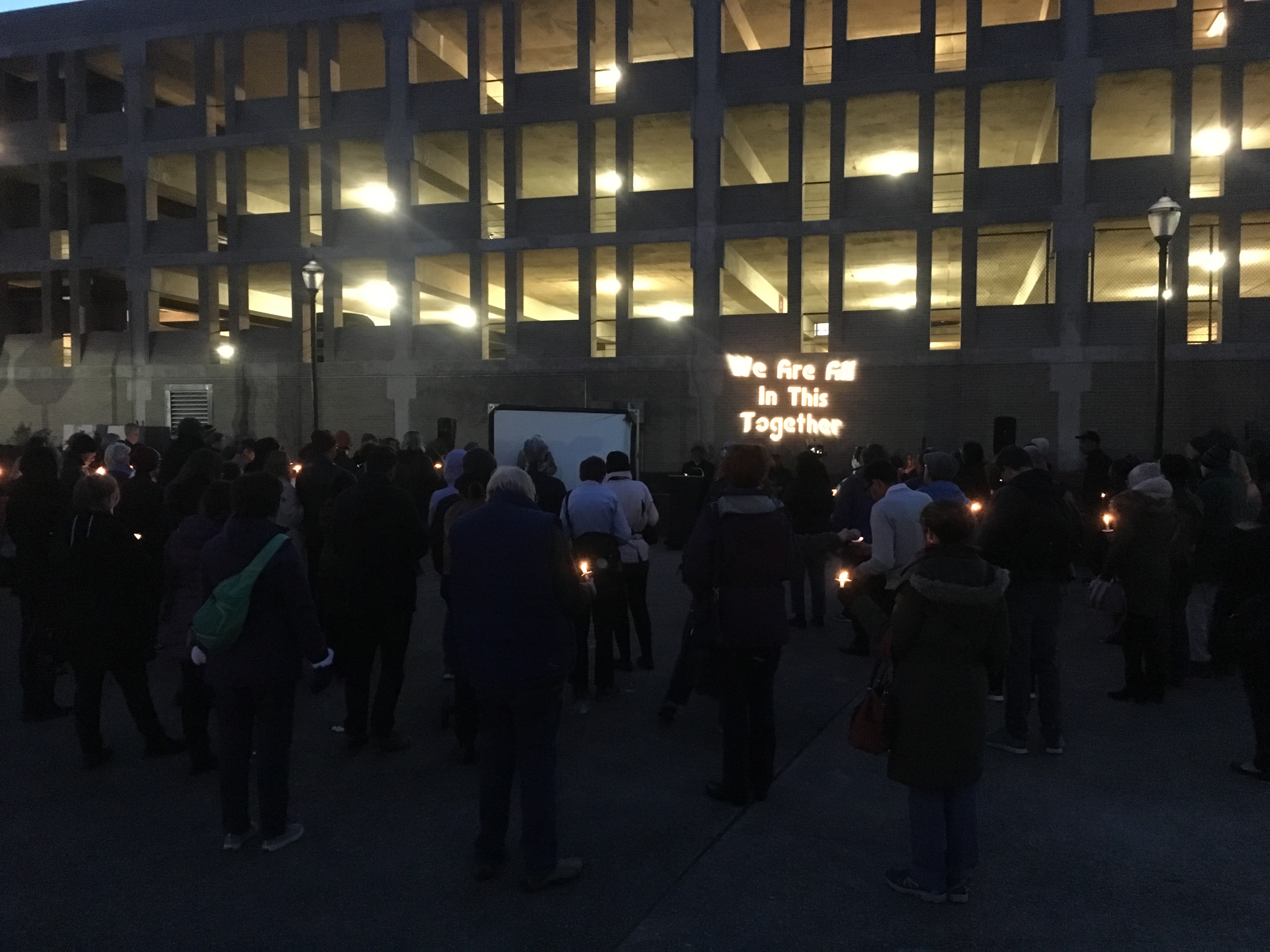 Artful activism at New Zealand shooting vigil in Annapolis