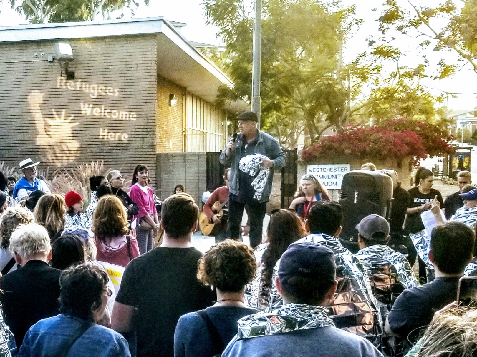 L.A. Lights for Liberty Projections