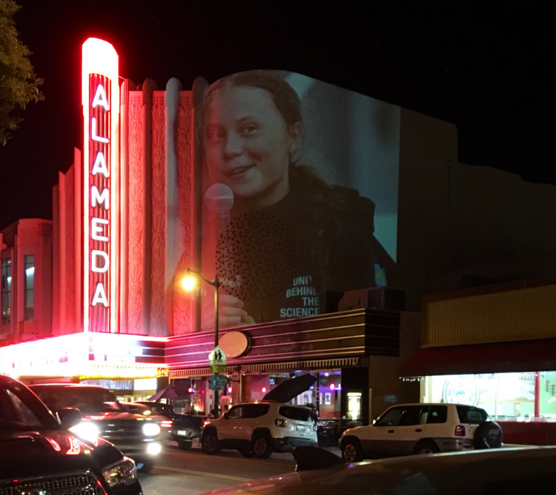 Bay Area SB Honors Greta Thunberg