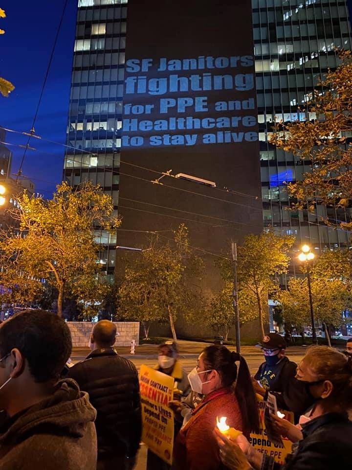Solidarity with SEIU Janitors