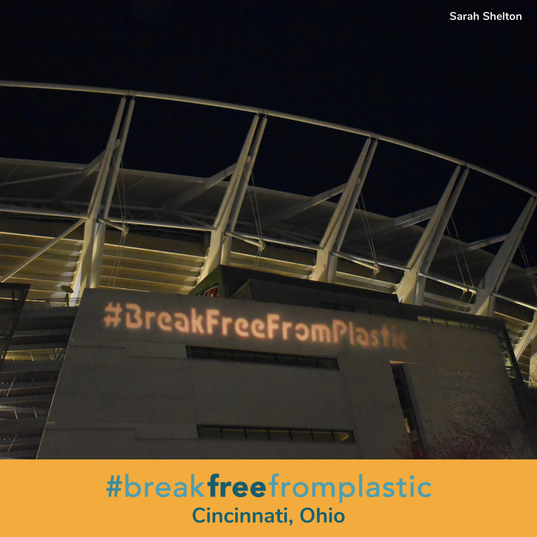 Across the country actions support the #BreakFreeFromPlasticAct 