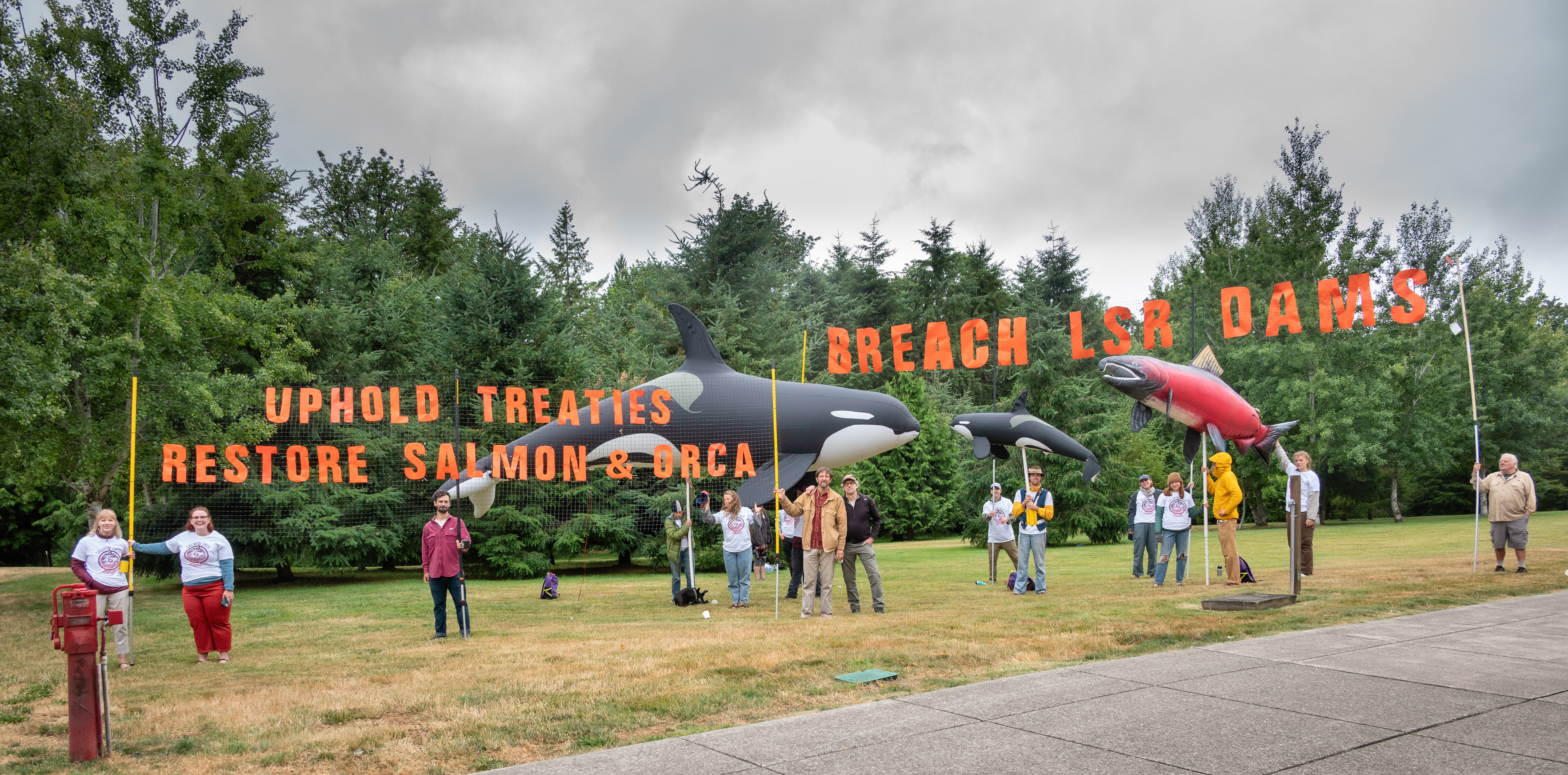 Salmon & Orca Summit Solidarity Vigil
