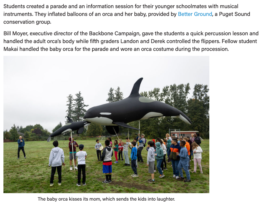 Orca Fest at Hazelwood Elementary