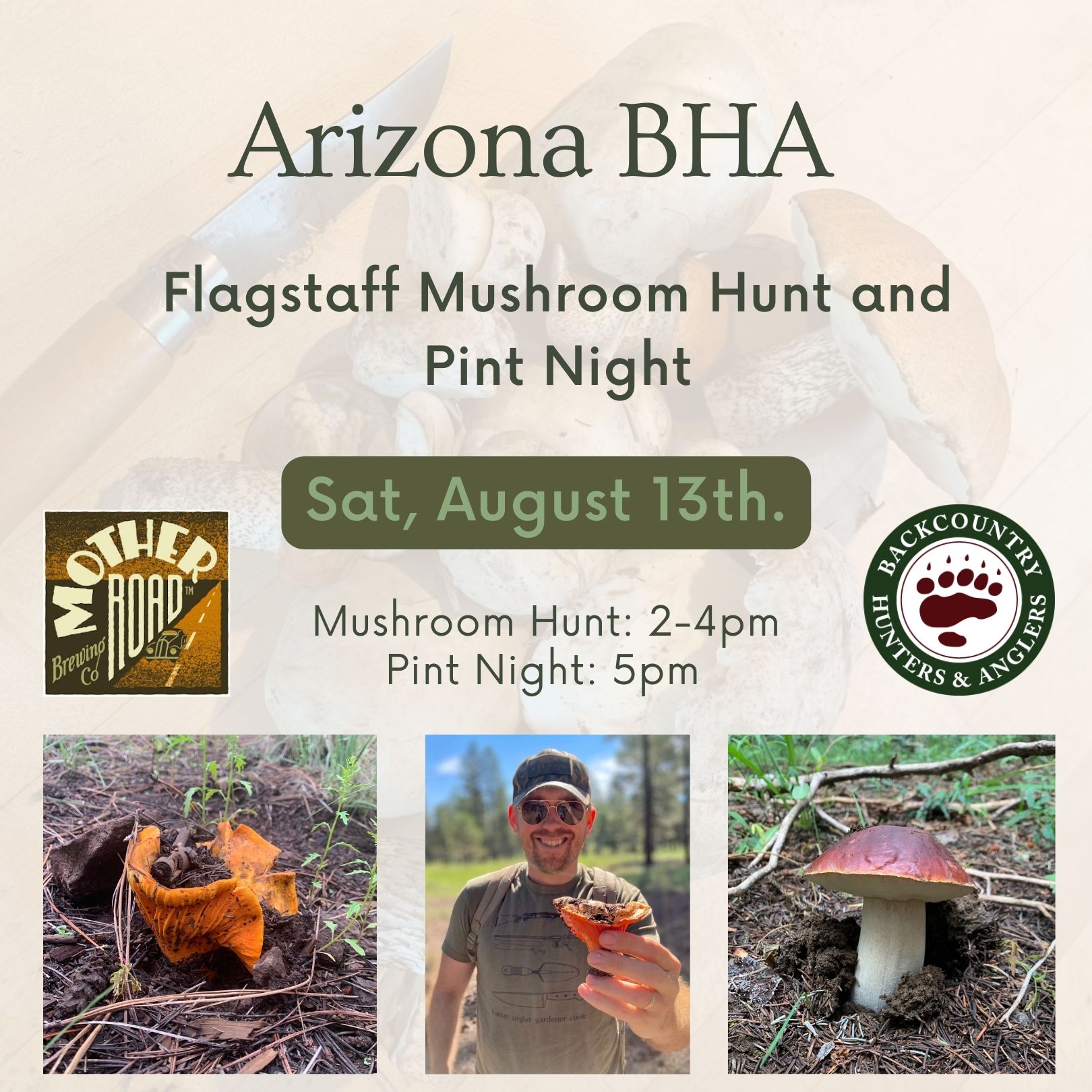 Flagstaff Mushroom Hunt Backcountry Hunters and Anglers
