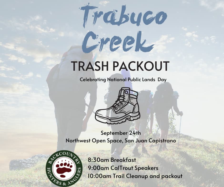 Trabuco Creek Trash Packout