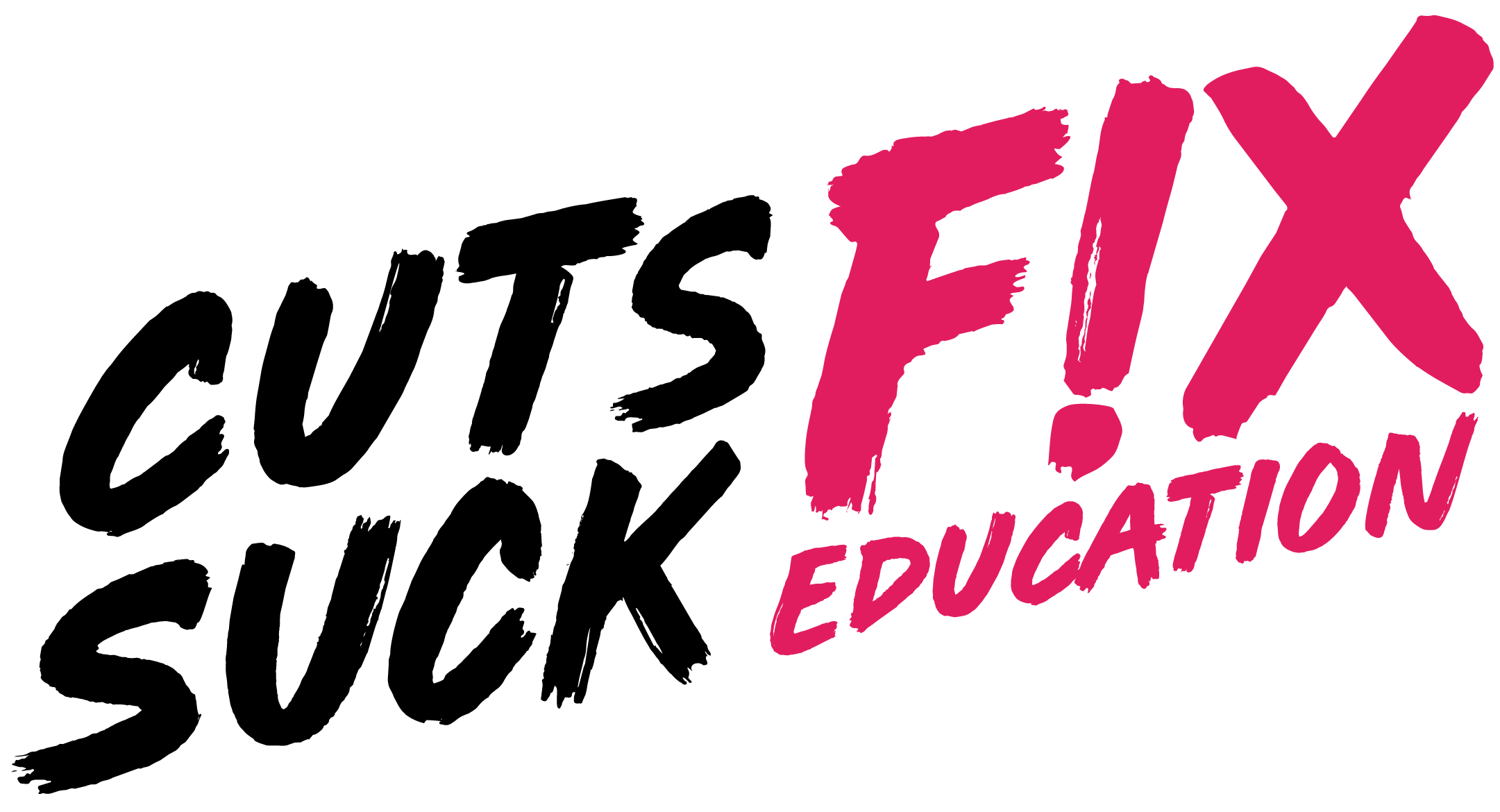 Cuts Suck Fix Education logo