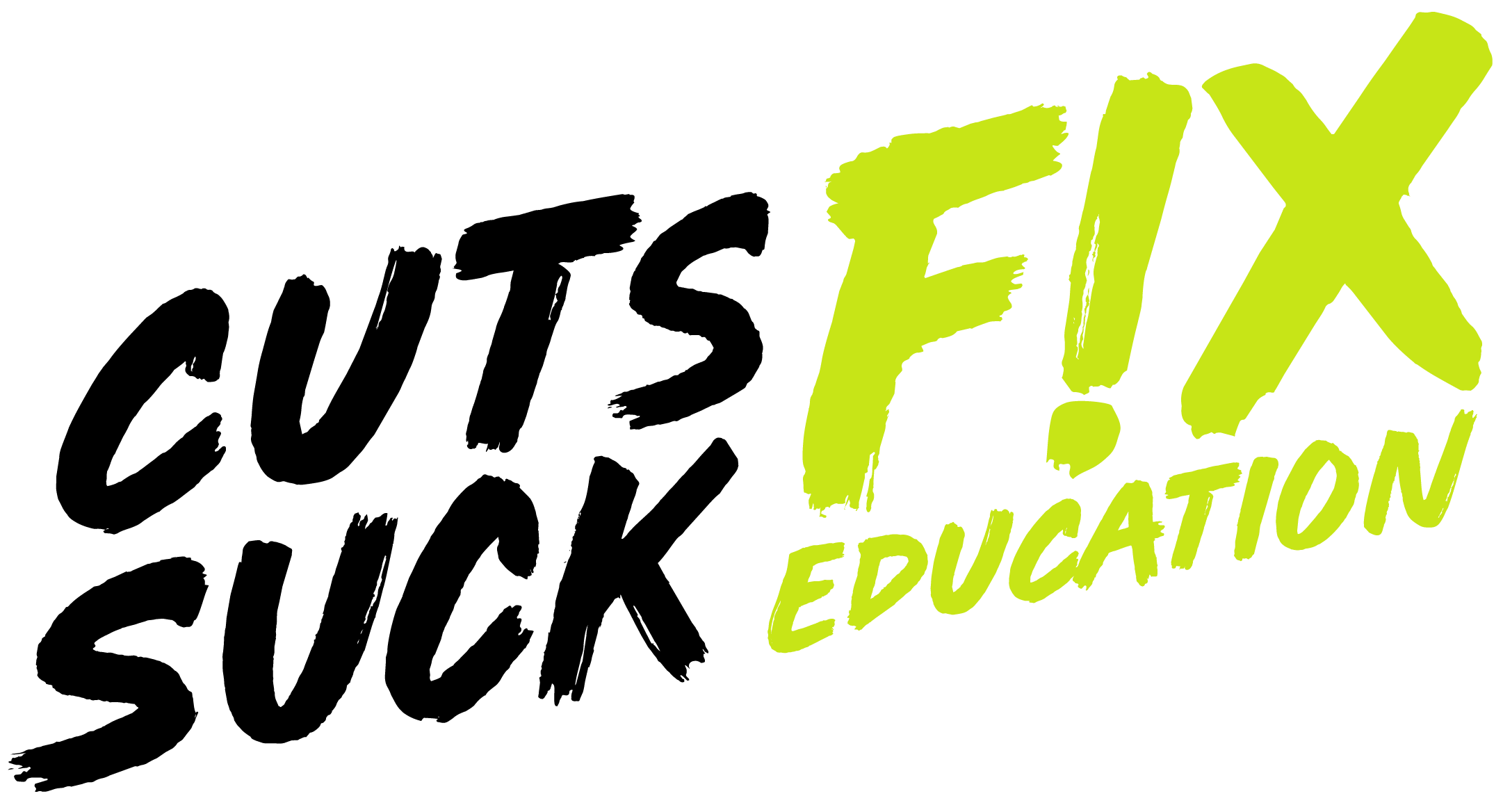 Cuts Suck Fix Education logo