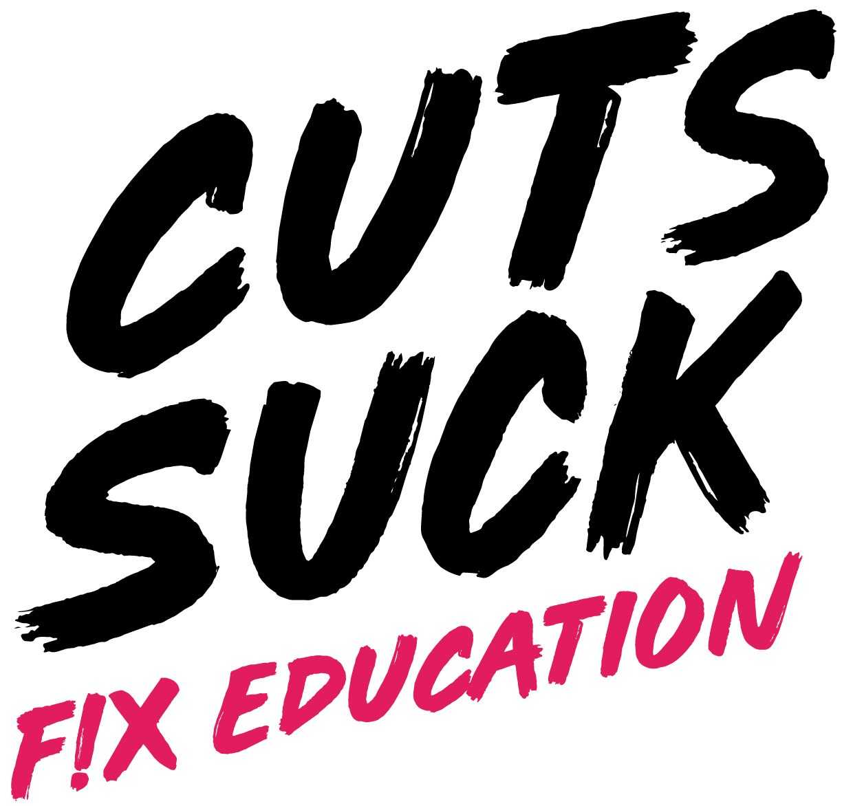 Cuts Suck Fix Education logo